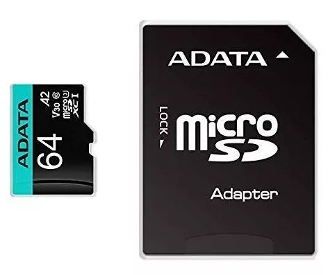 MEMORIA MICRO SD 64GB PREMIER C ADAPATADOR ADATA