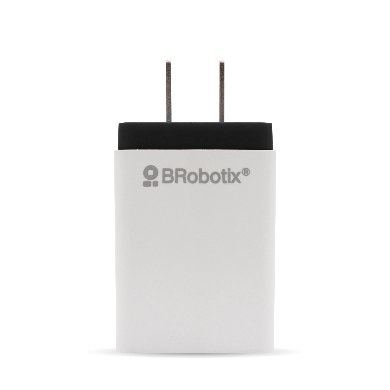 Cargador De Pared Usb Brobotix X Usb Negro Blanco